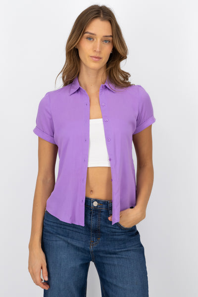 Short sleeved blouse GRAPE