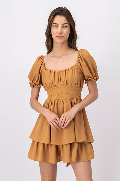 Mini Layered Bow Dress