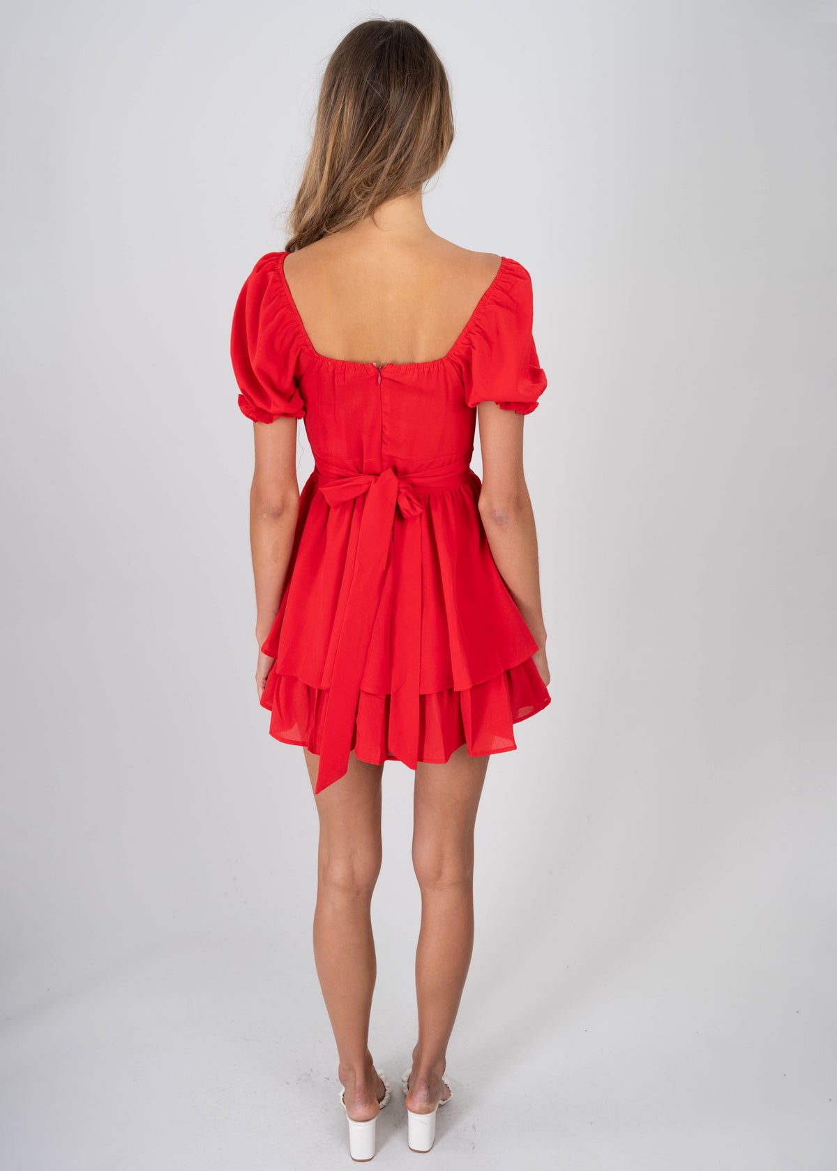 Mini Layered Bow Dress