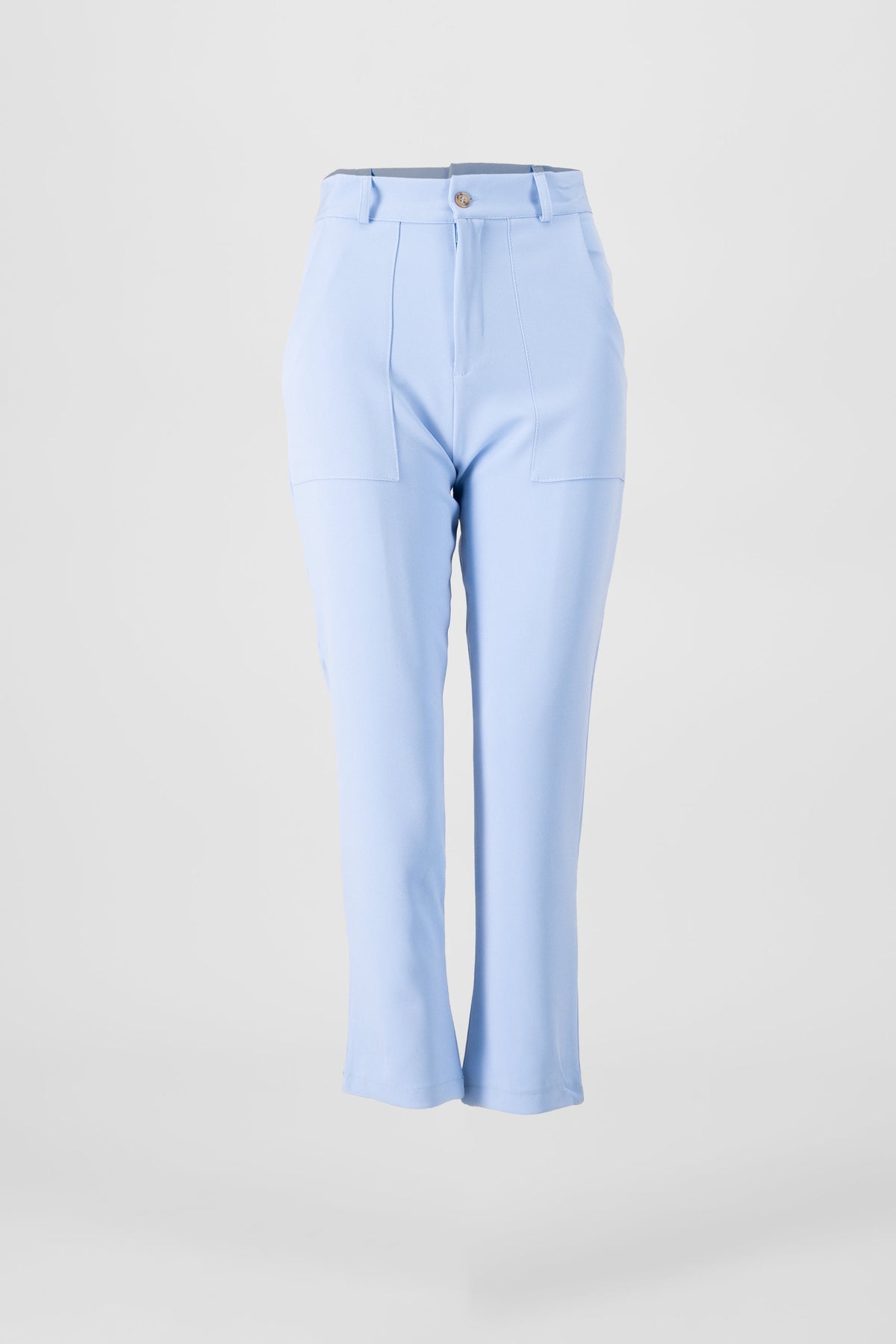 High Waist Capris with Pockets