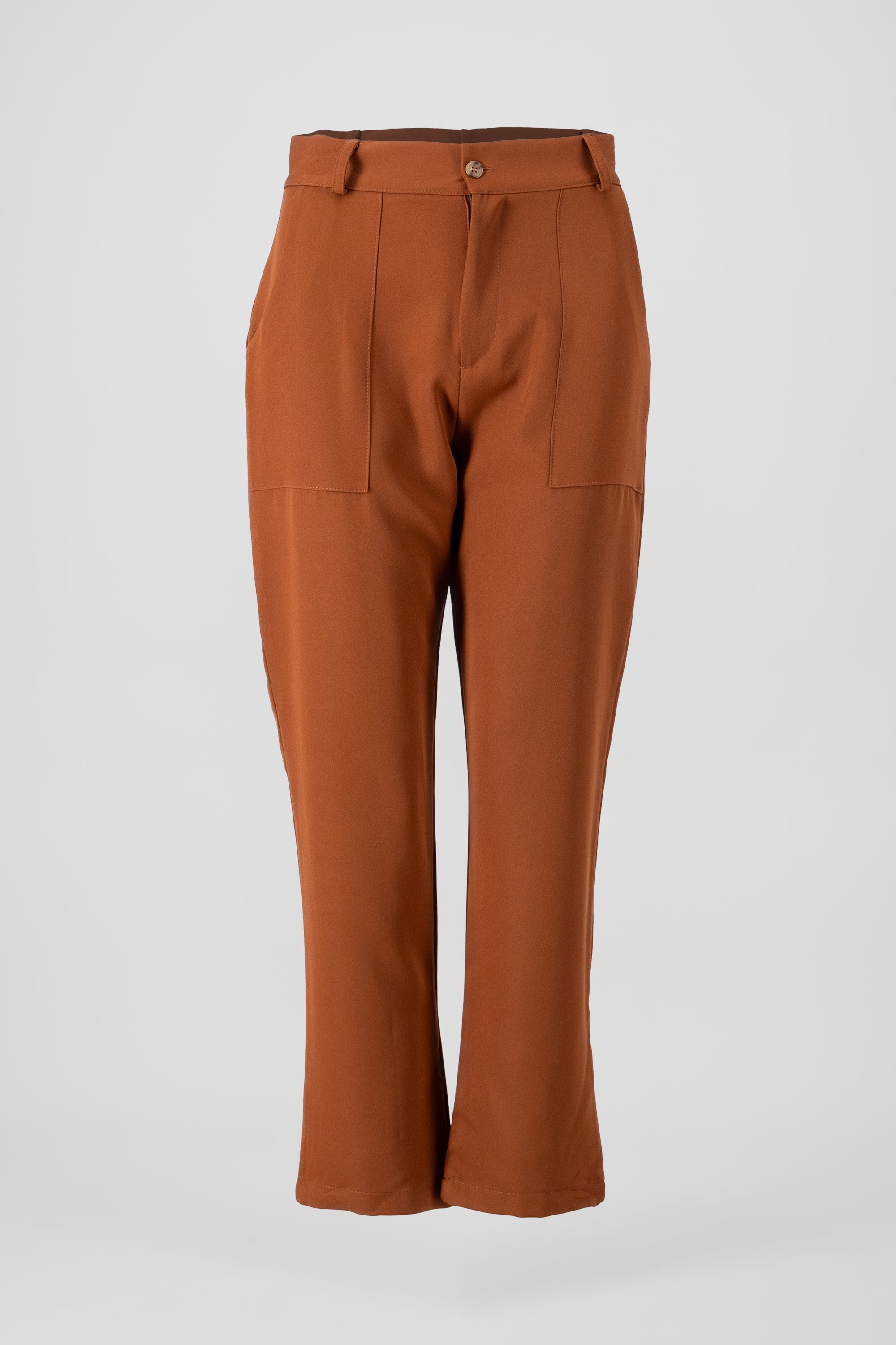 High Waist Capris with Pockets
