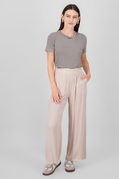 High waist wide leg pant 