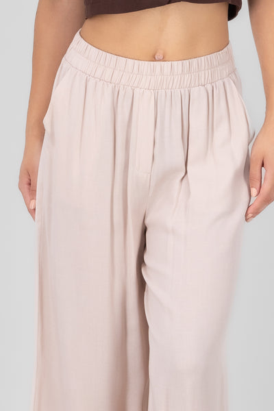 High waist wide leg pant 