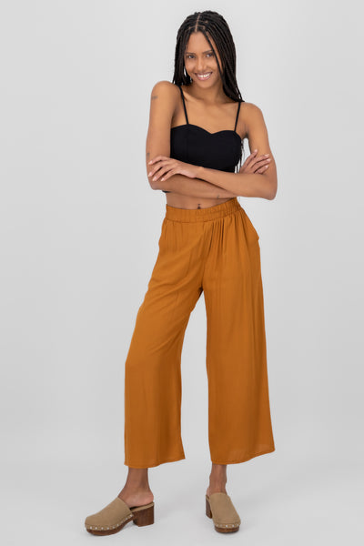 High waist wide leg pant 