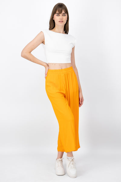 High waist wide leg pant 