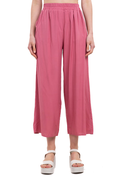 High waist wide leg pant SAND