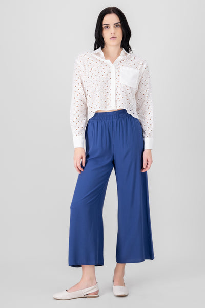 High waist wide leg pant 