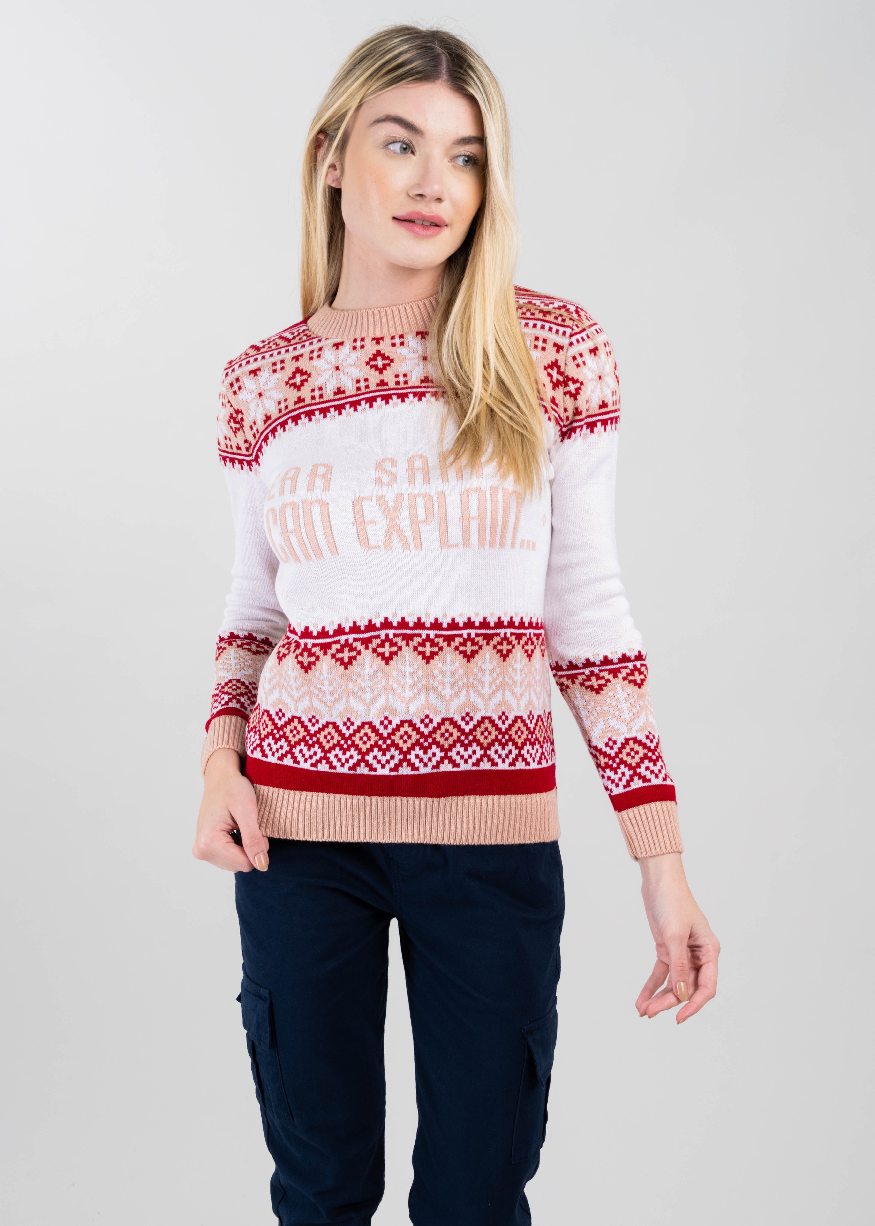 Christmas Sweater PINK COMBO