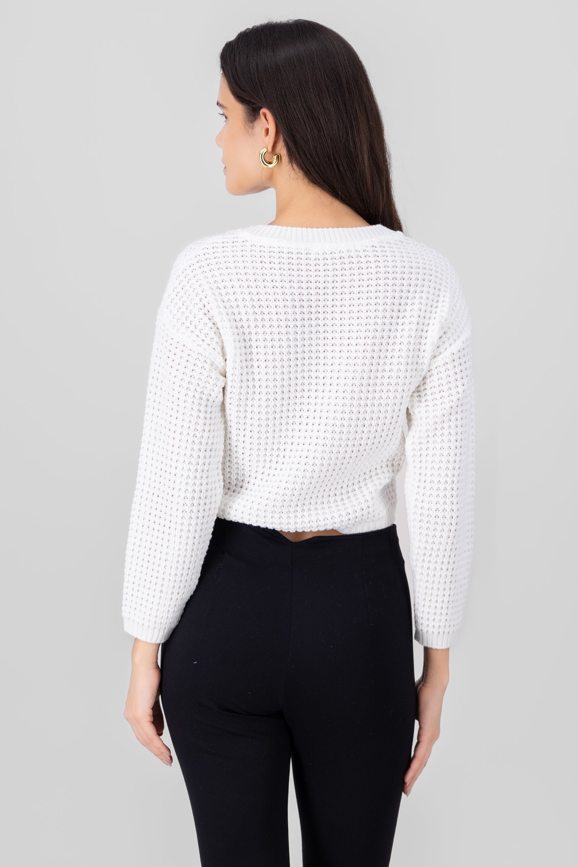 Knitted Sweater WHITE