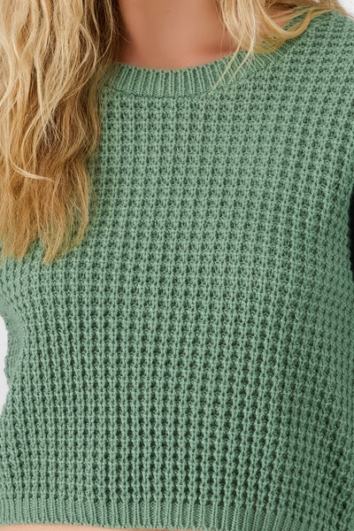 Knitted Sweater LIGHT GREEN