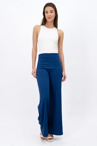 High Waist Wide Leg Pant NAVY