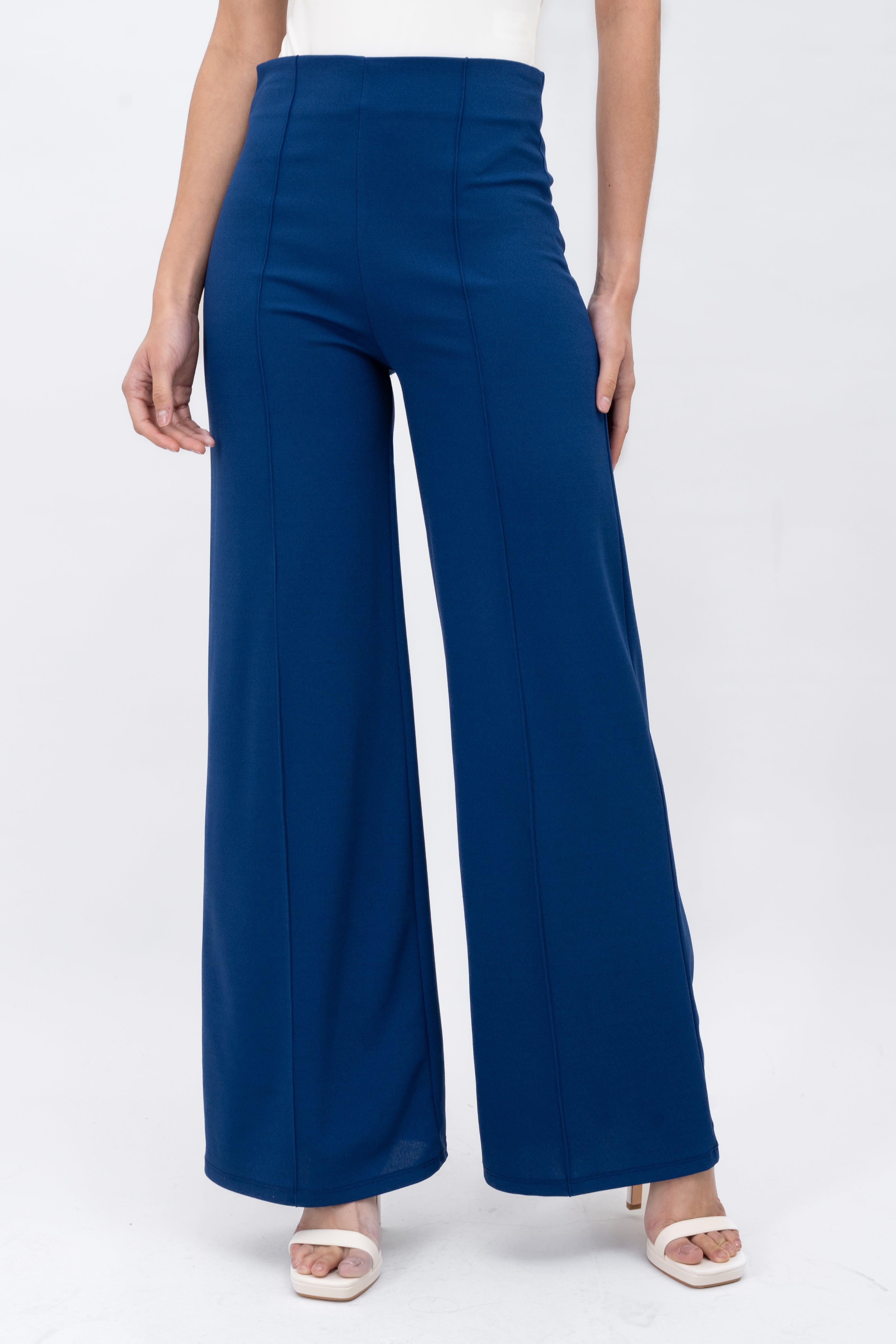 High Waist Wide Leg Pant NAVY