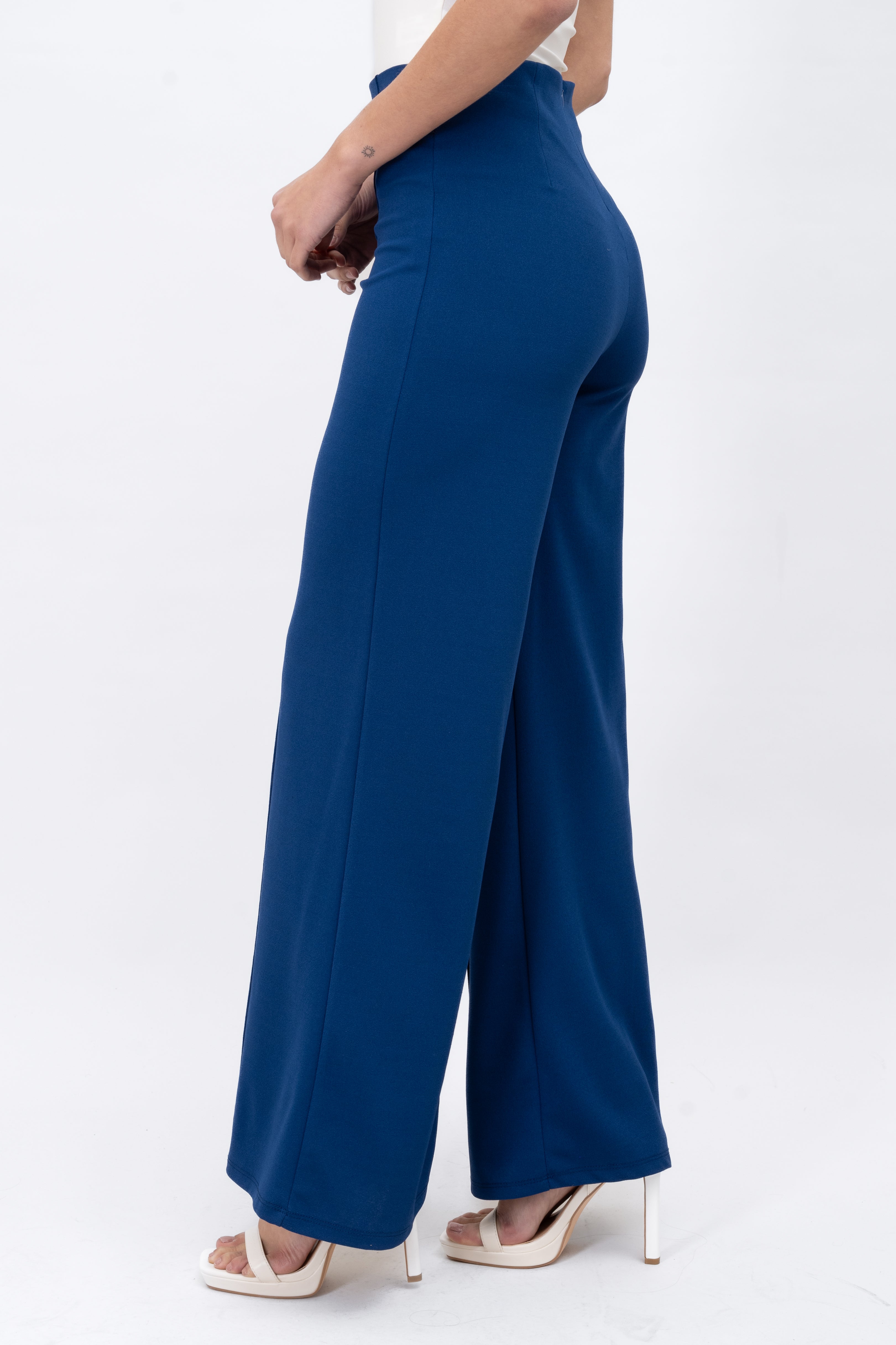 High Waist Wide Leg Pant NAVY