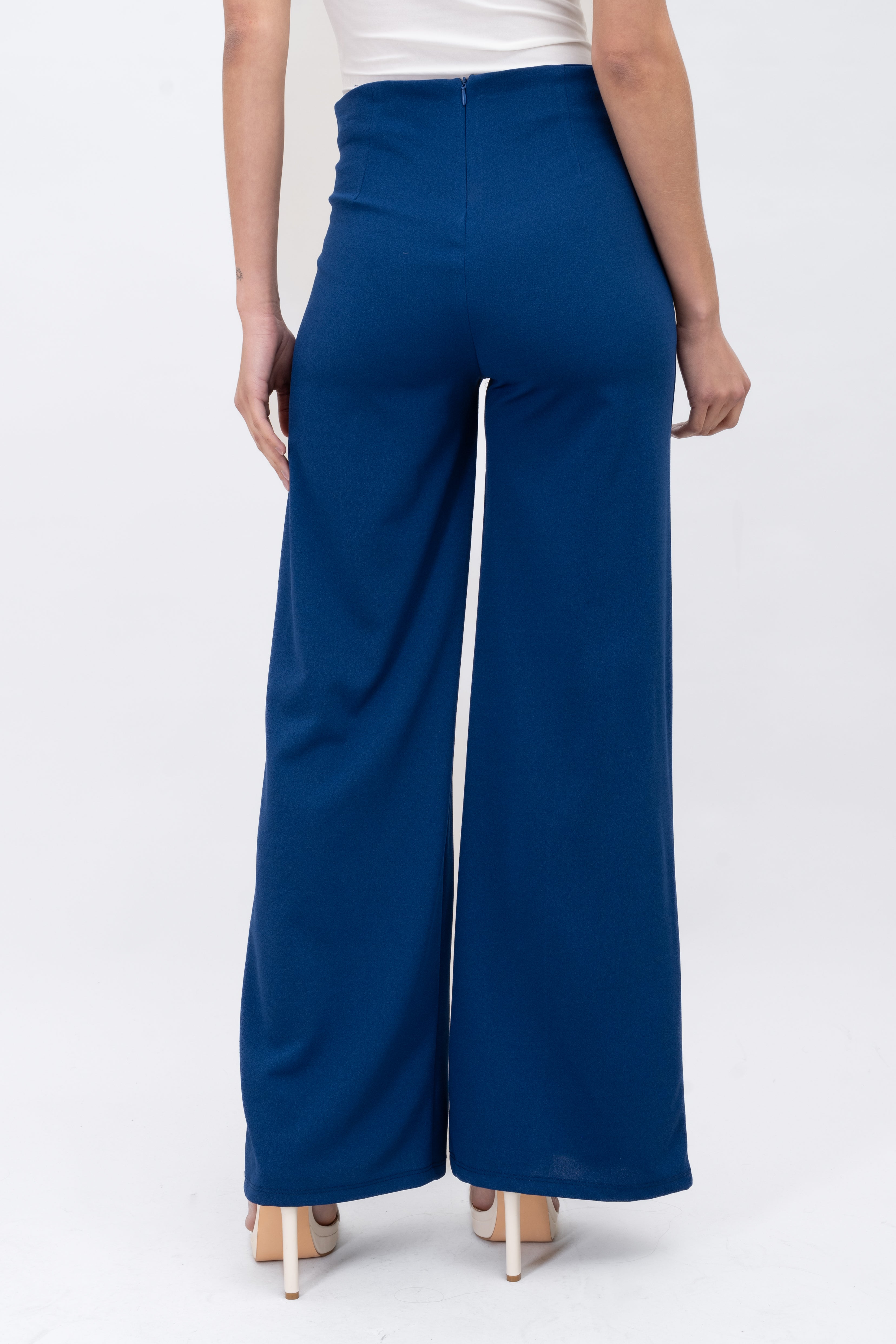 High Waist Wide Leg Pant NAVY