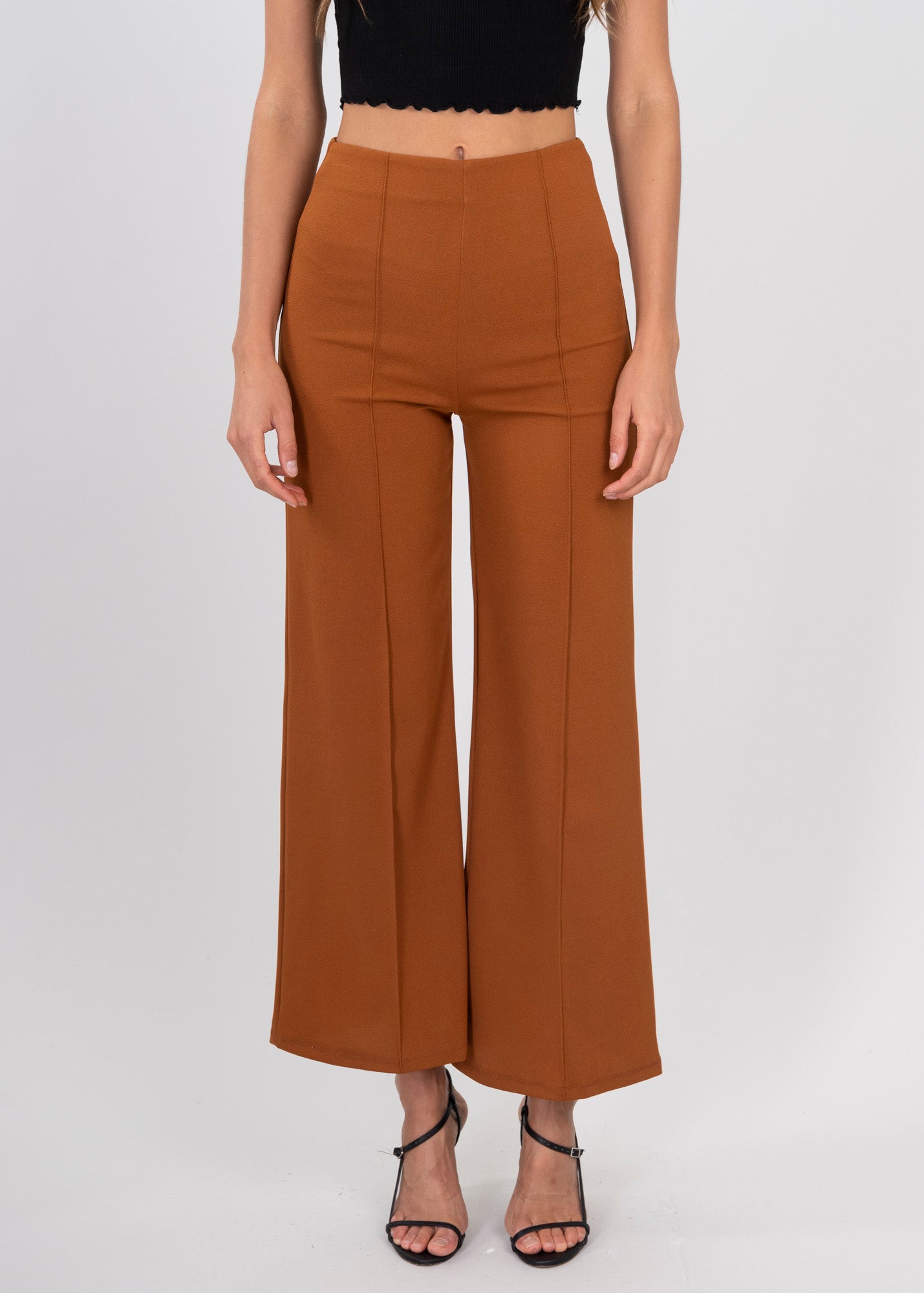 High Waist Wide Leg Pant CAMEL