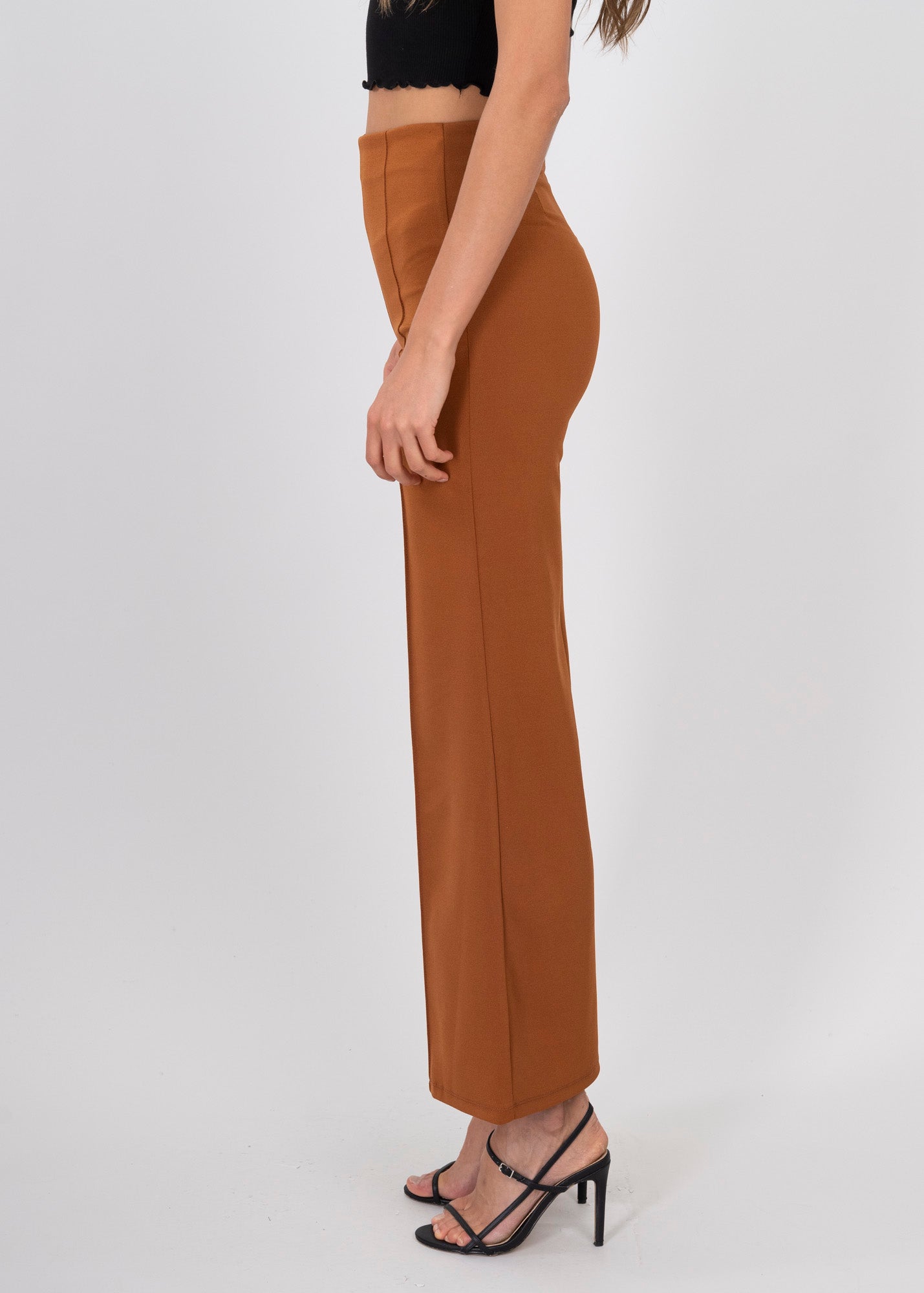 High Waist Wide Leg Pant CAMEL