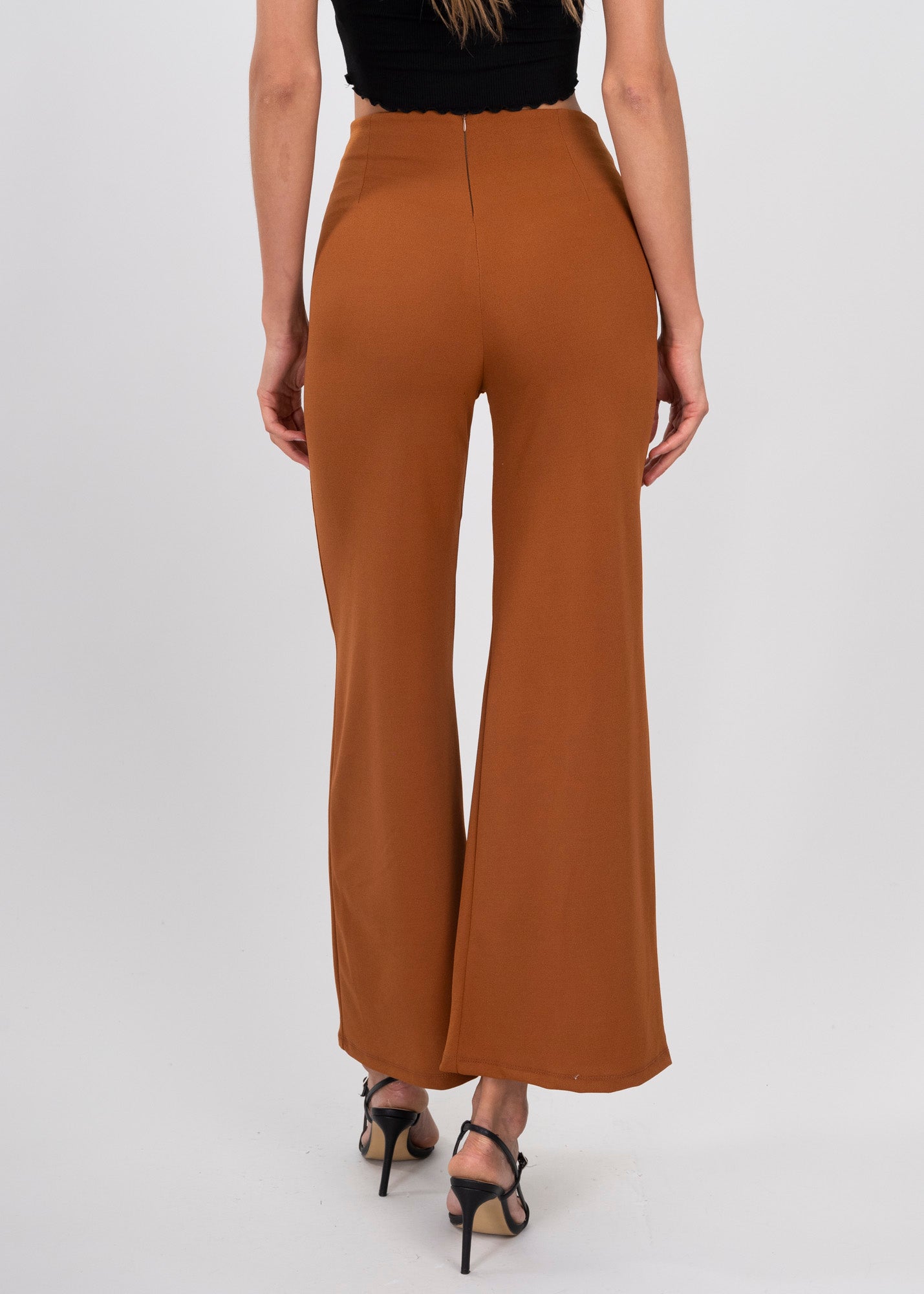 High Waist Wide Leg Pant CAMEL