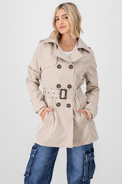 Fitted Trench Coat BEIGE