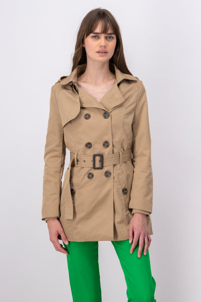 Fitted Trench Coat BEIGE