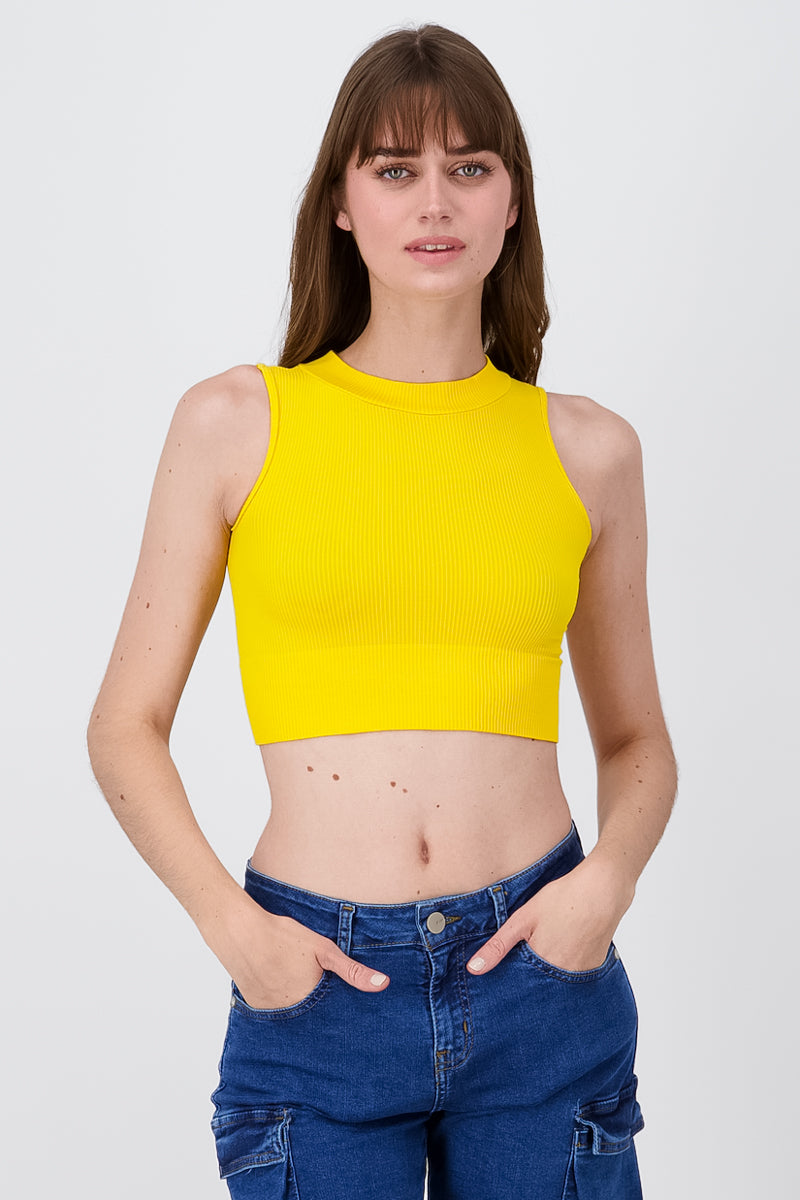 Ribbed Crop Top MANGO