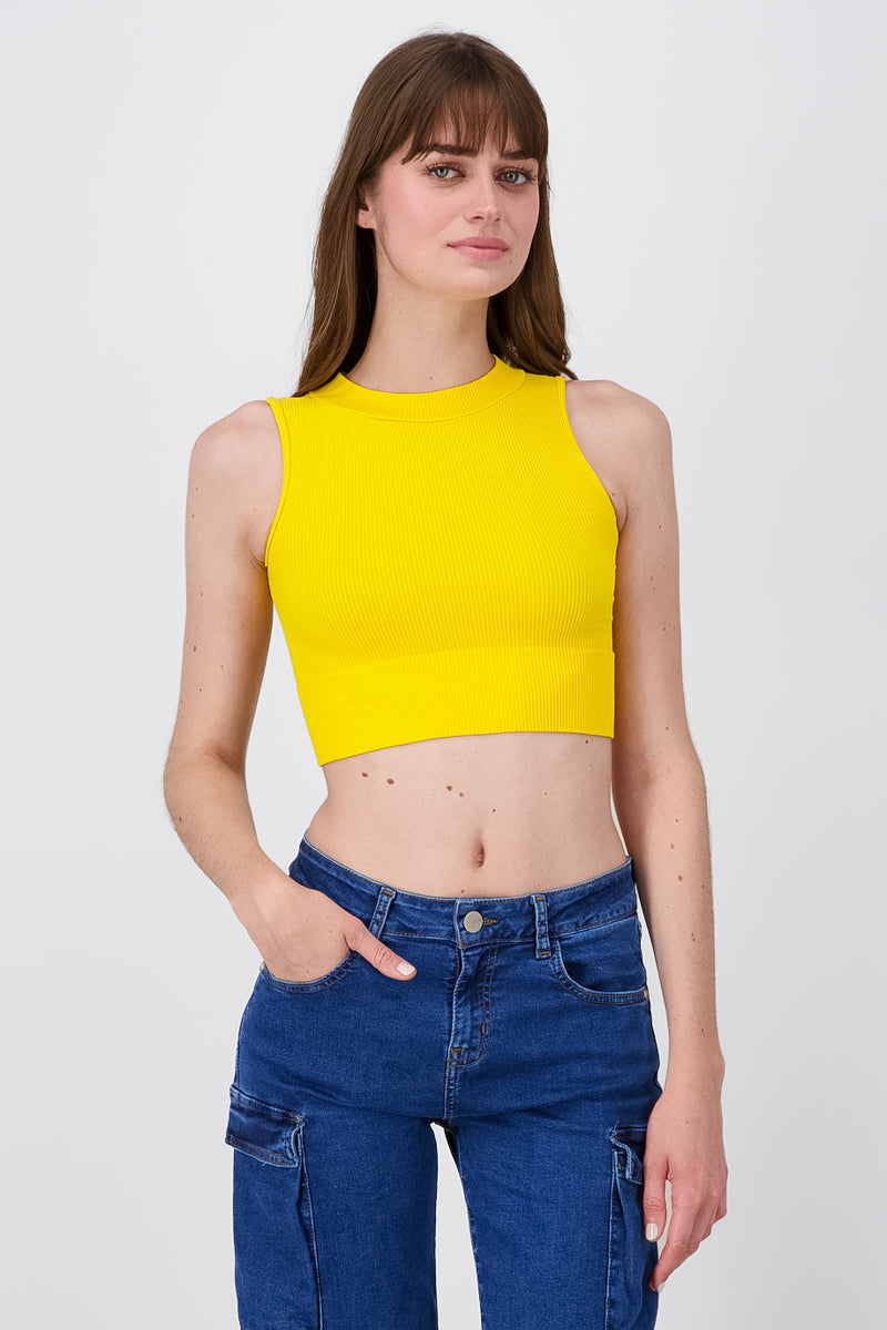 Ribbed Crop Top MANGO