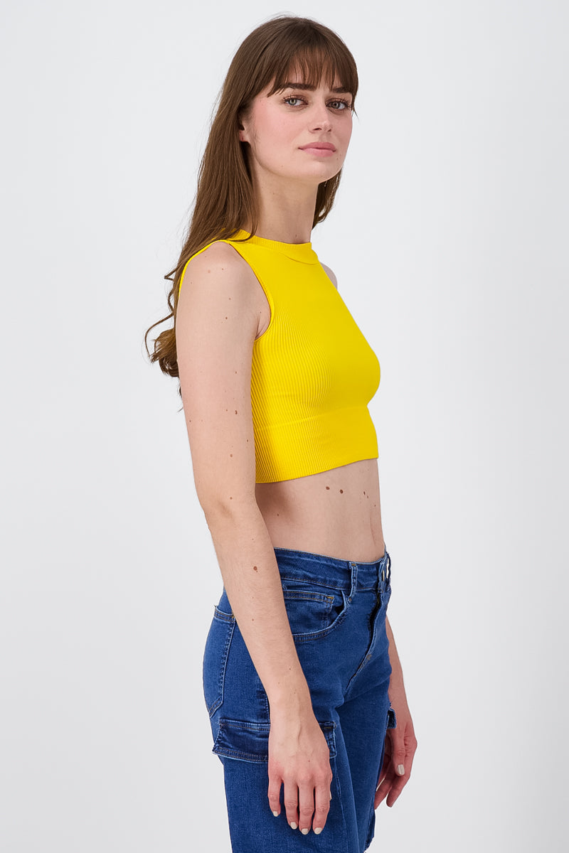 Ribbed Crop Top MANGO