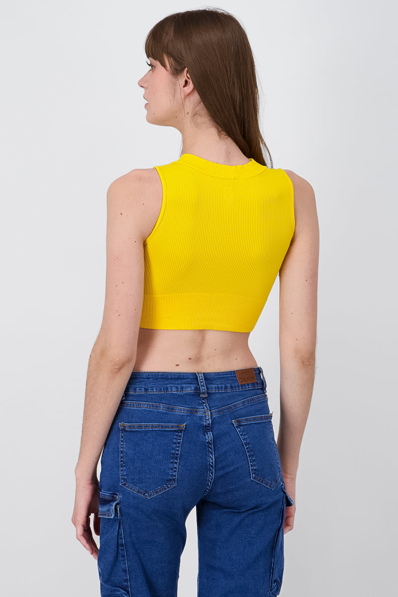 Ribbed Crop Top MANGO