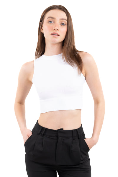 Ribbed Crop Top SAND