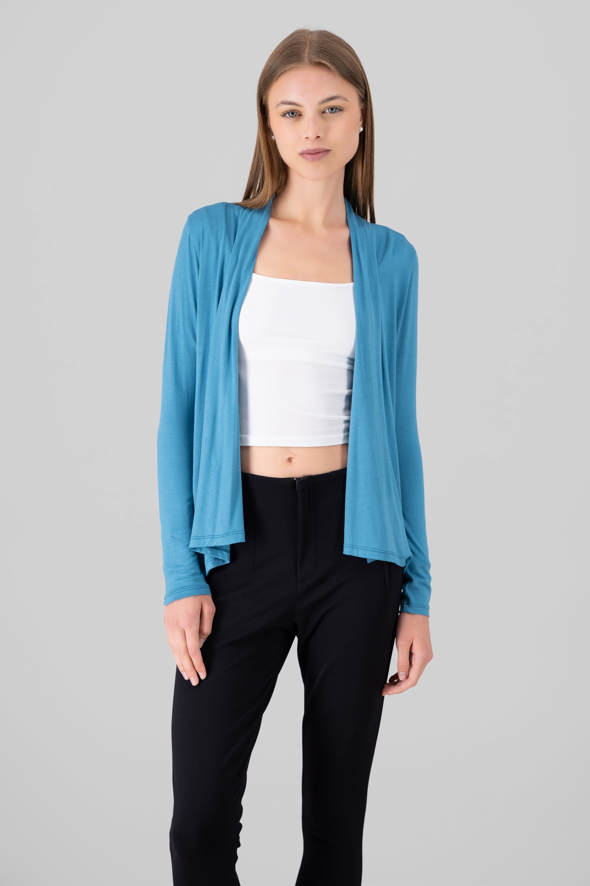 Open Cardigan TEAL