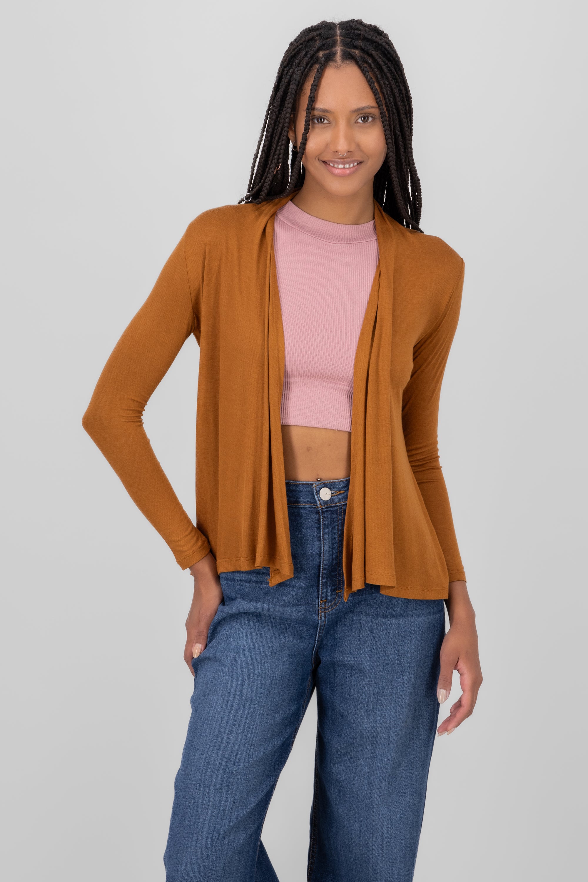 Open Cardigan BRONZE