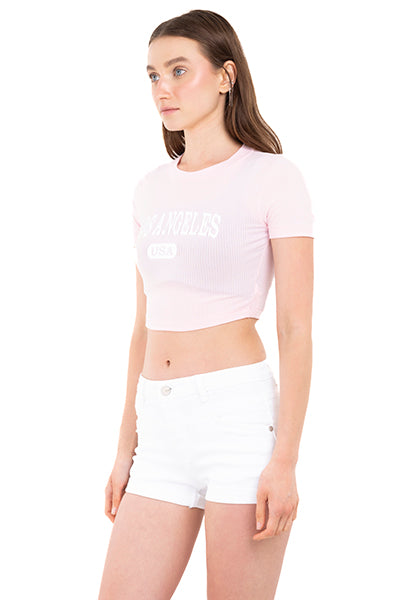 Los Angeles Top PASTEL PINK