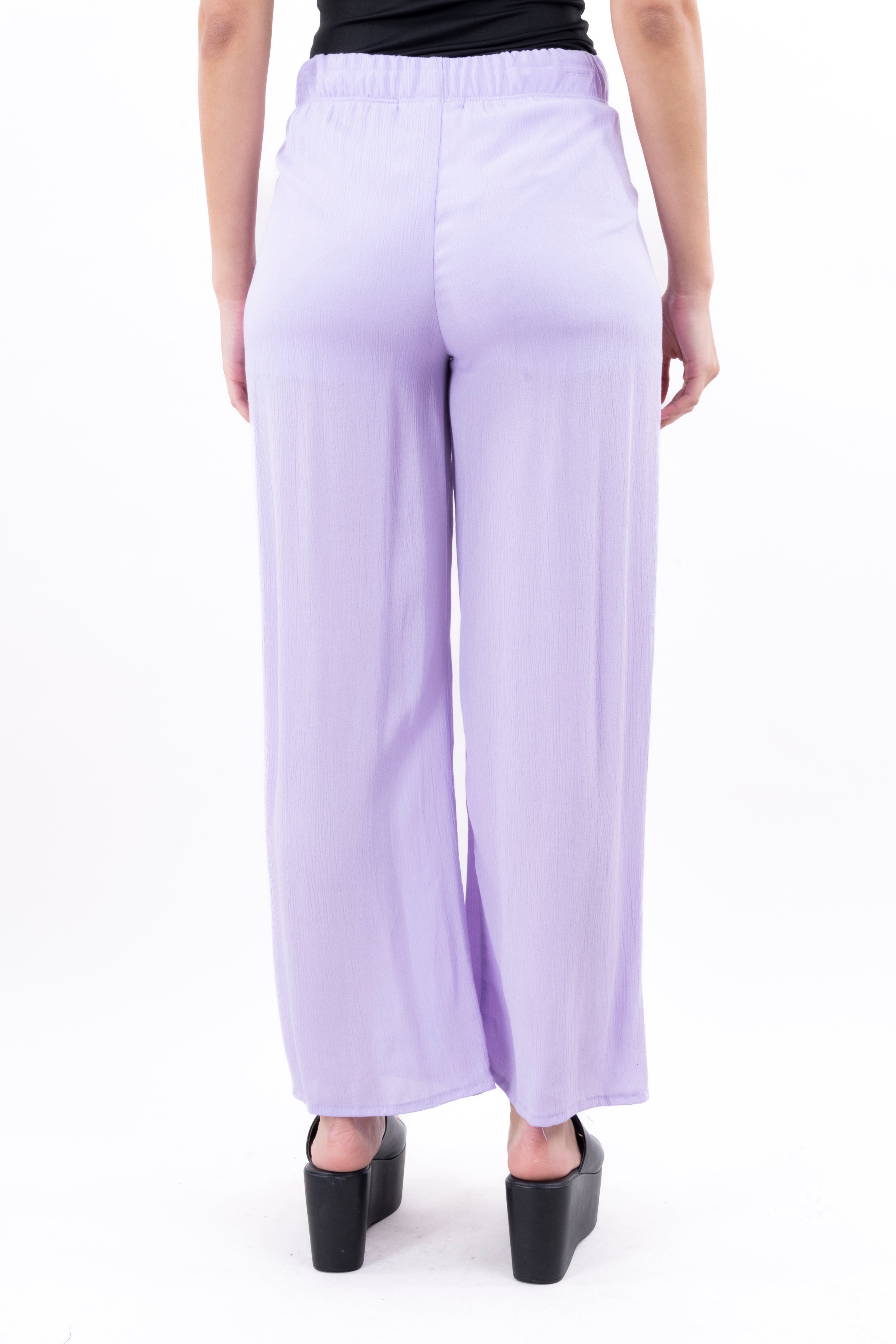 Wide leg pant PASTEL PURPLE