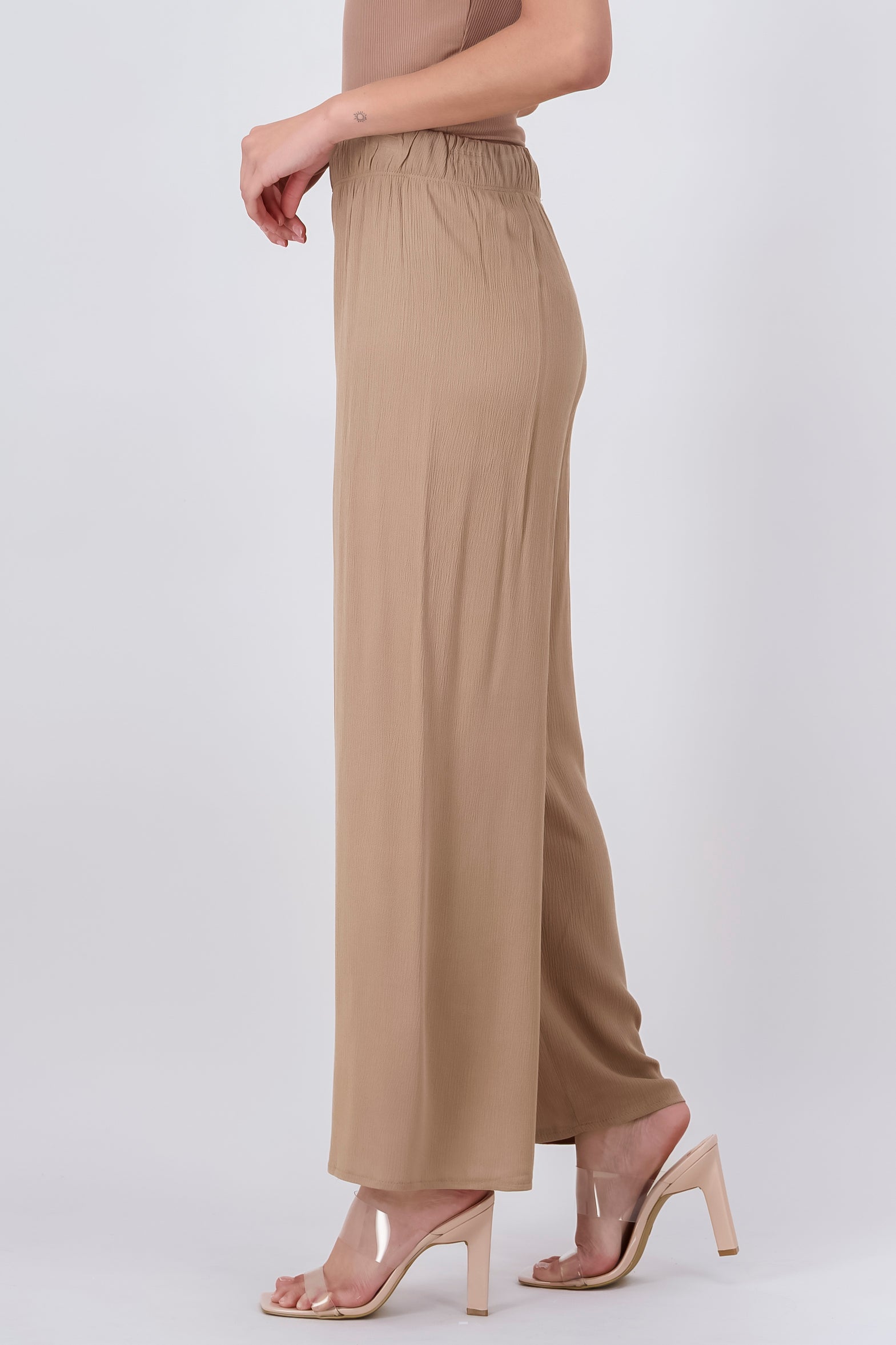 Wide leg pant BROWN