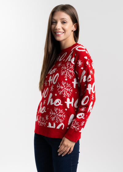 Ho Ho Christmas Sweater SAGE