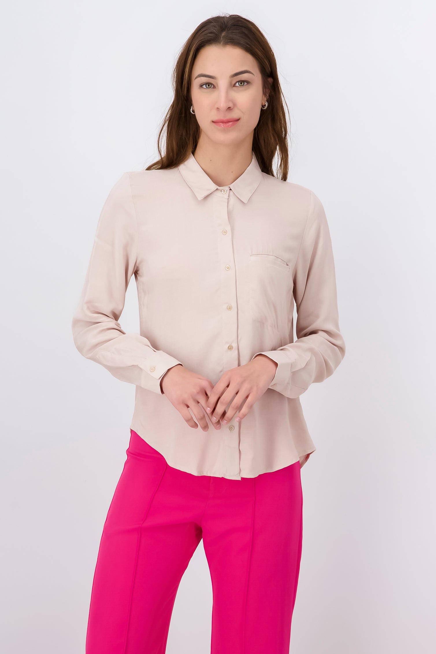 Long sleeved blouse SAND