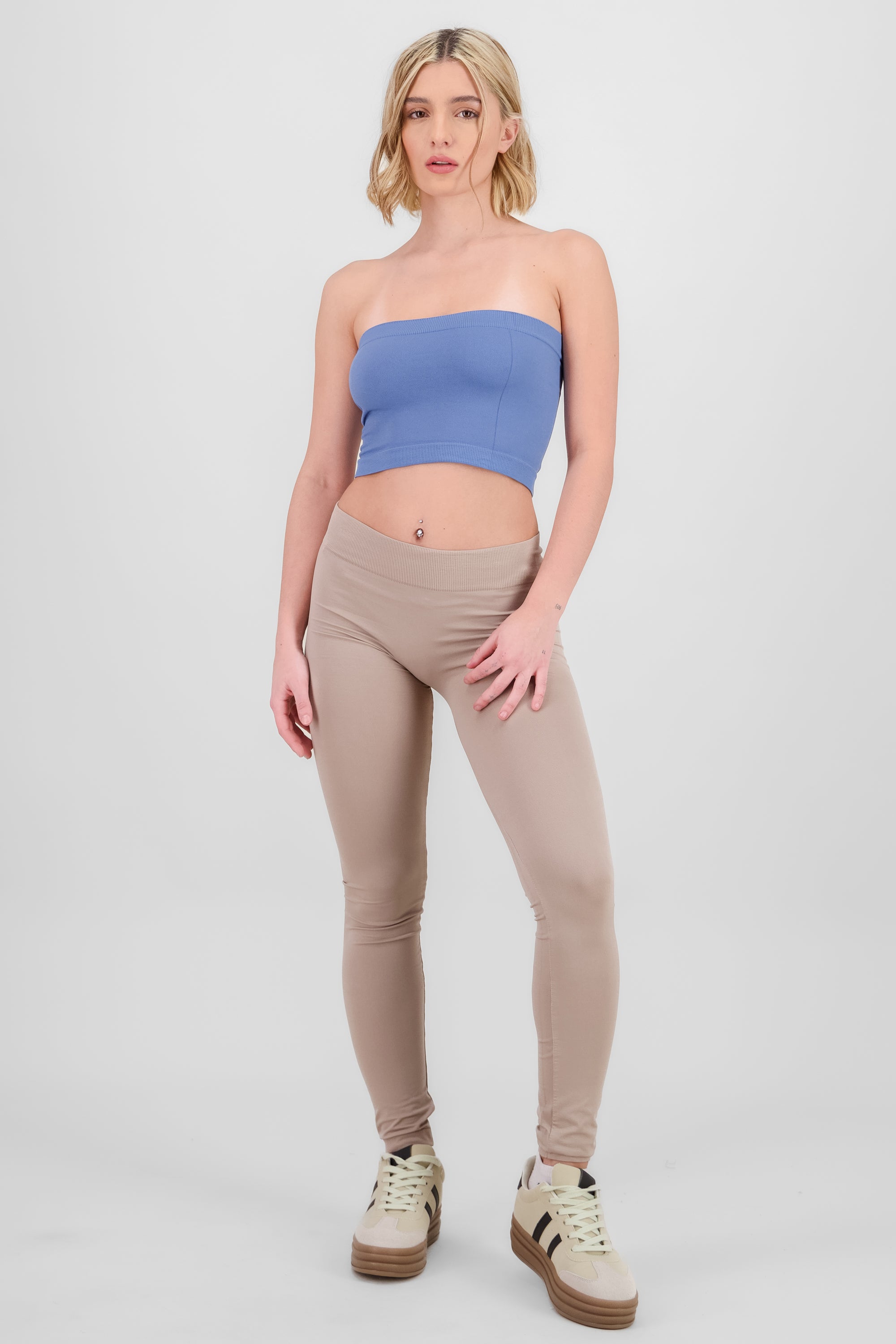 Mid Waist Leggings BEIGE