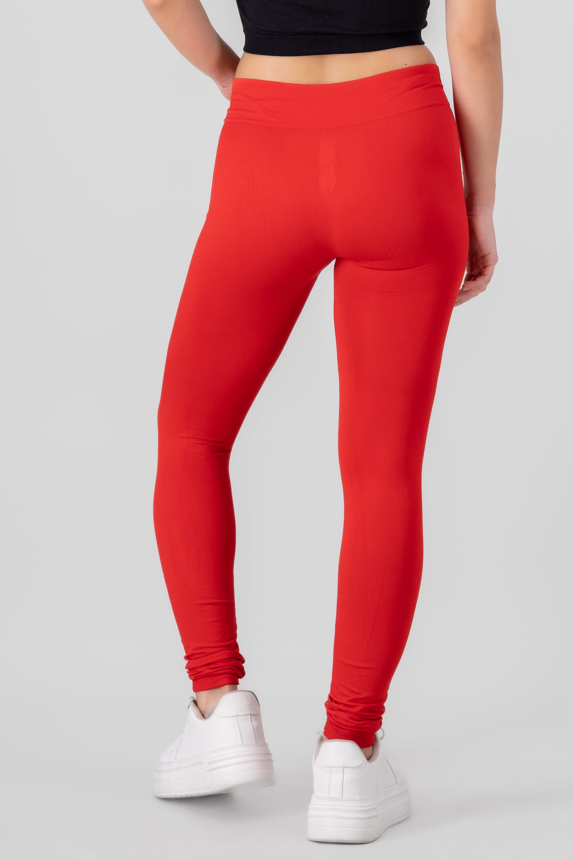 Mid Waist Leggings TOMATO RED