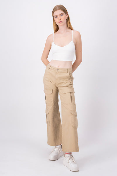 Wide Leg Jeans SAND