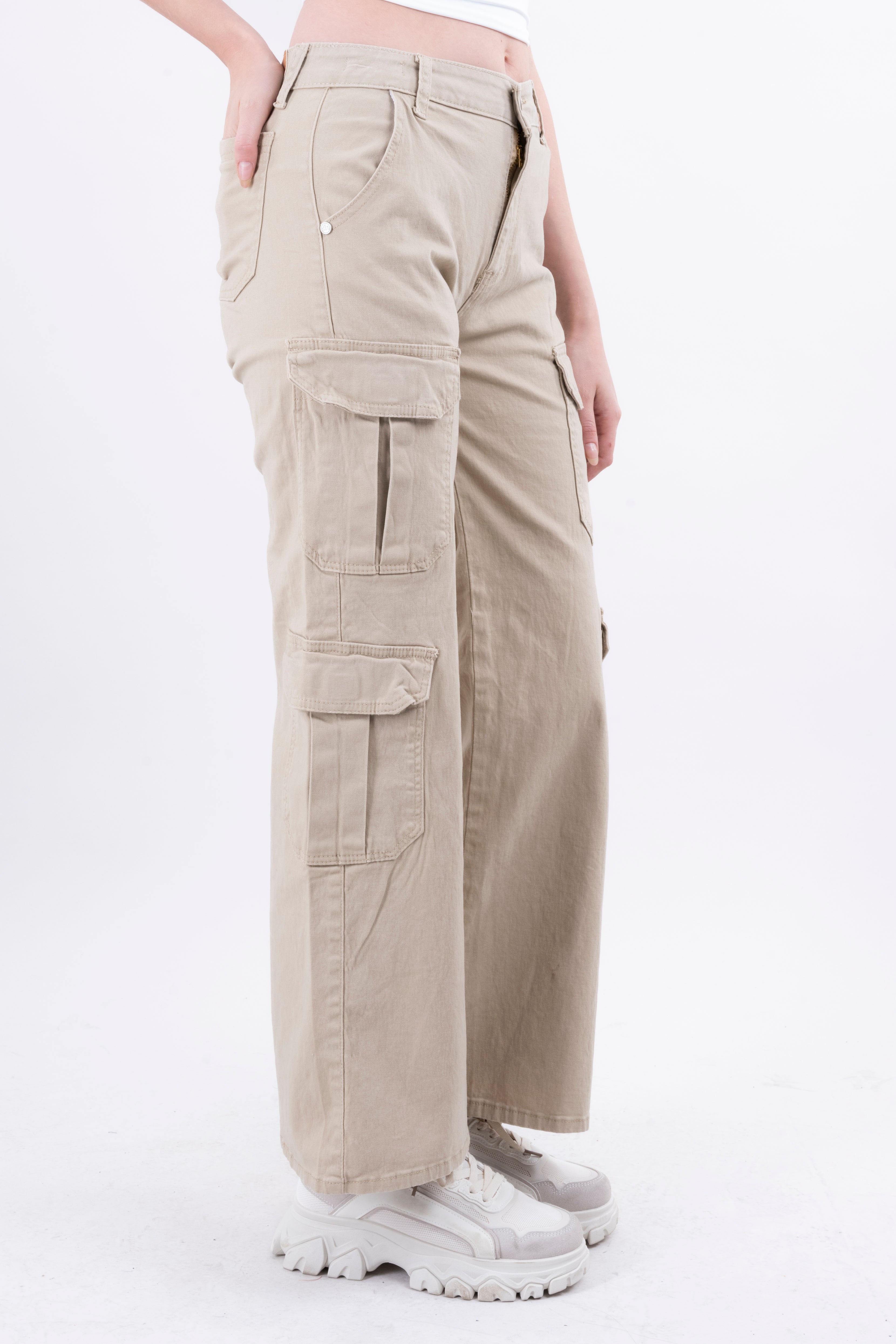 Wide Leg Jeans SAND