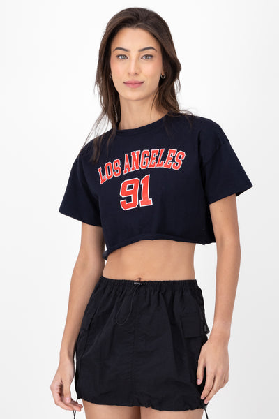 Los Angeles shortsleeved top TOMATO RED