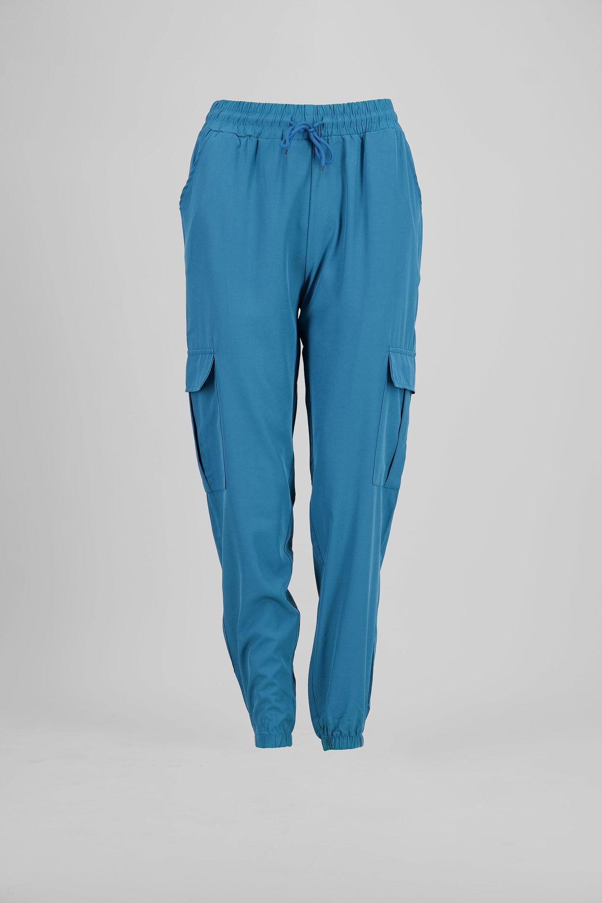 Solid Cargo Pants with Pockets