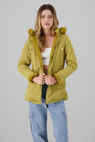 Reversible Puffer Jacket MUSTARD