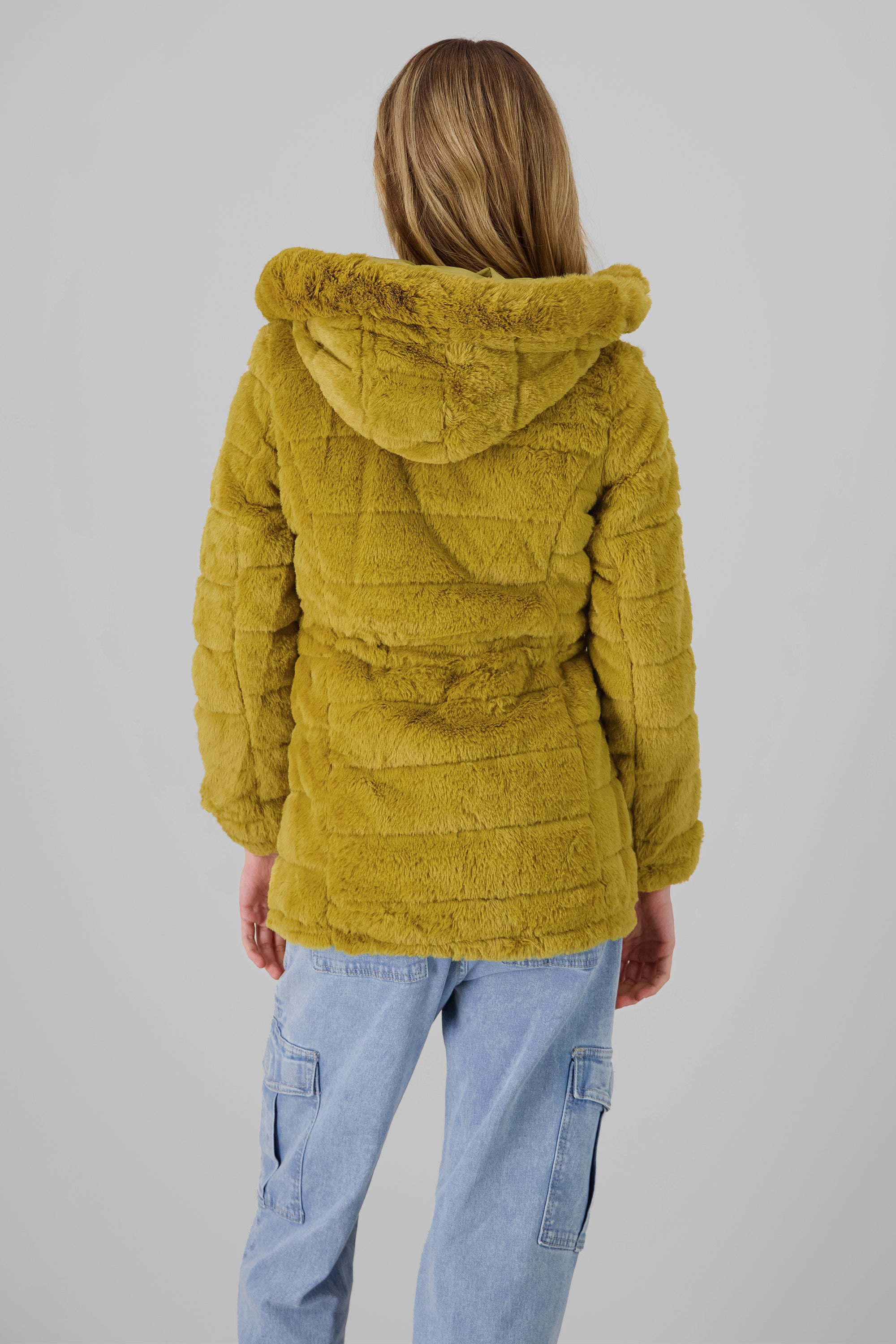 Reversible Puffer Jacket MUSTARD