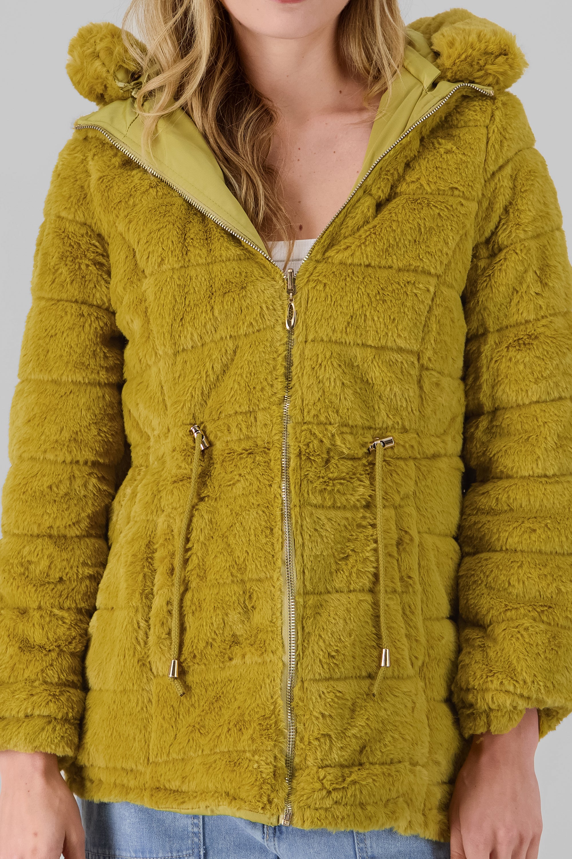 Reversible Puffer Jacket MUSTARD