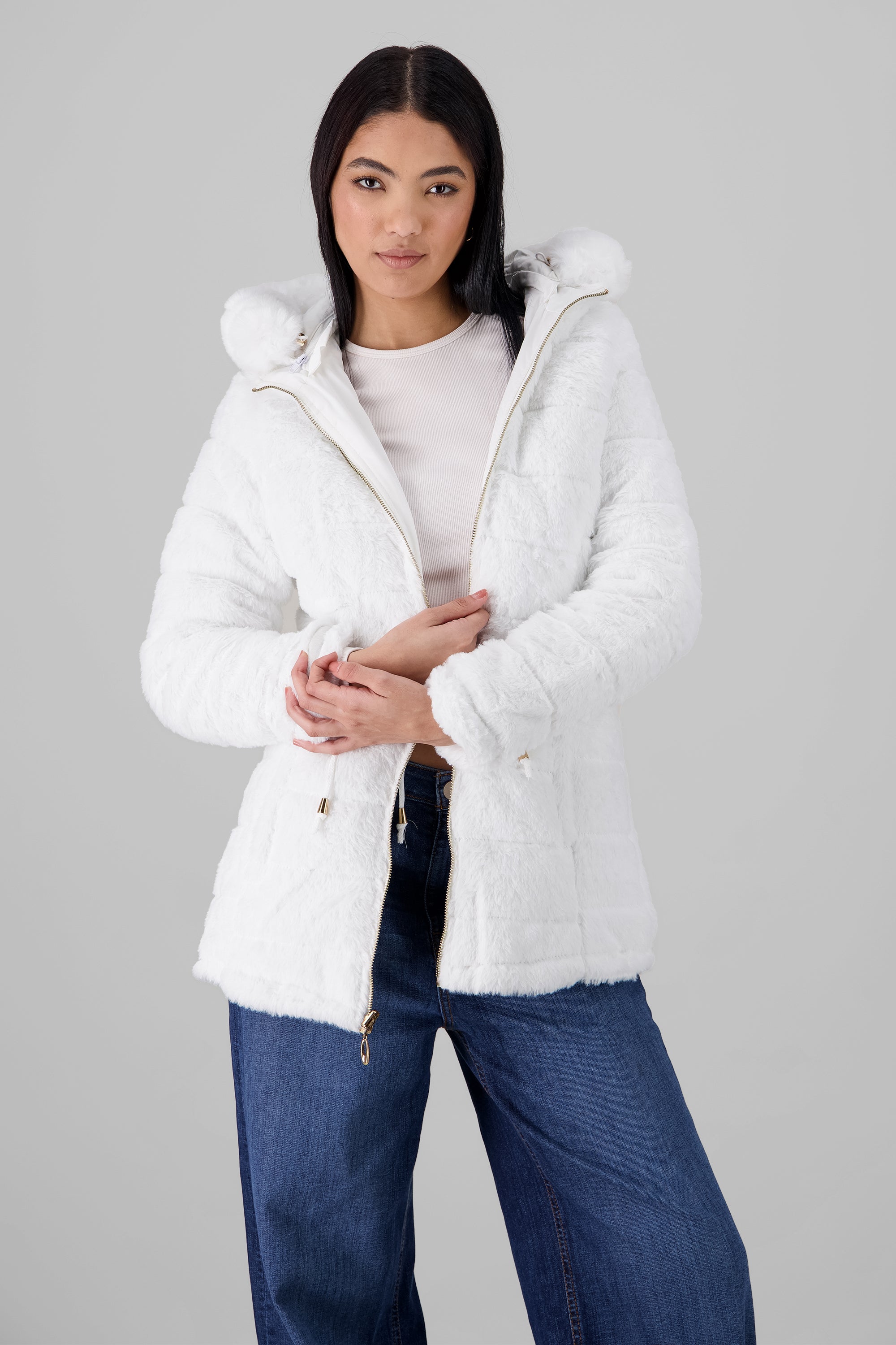 Reversible Puffer Jacket WHITE