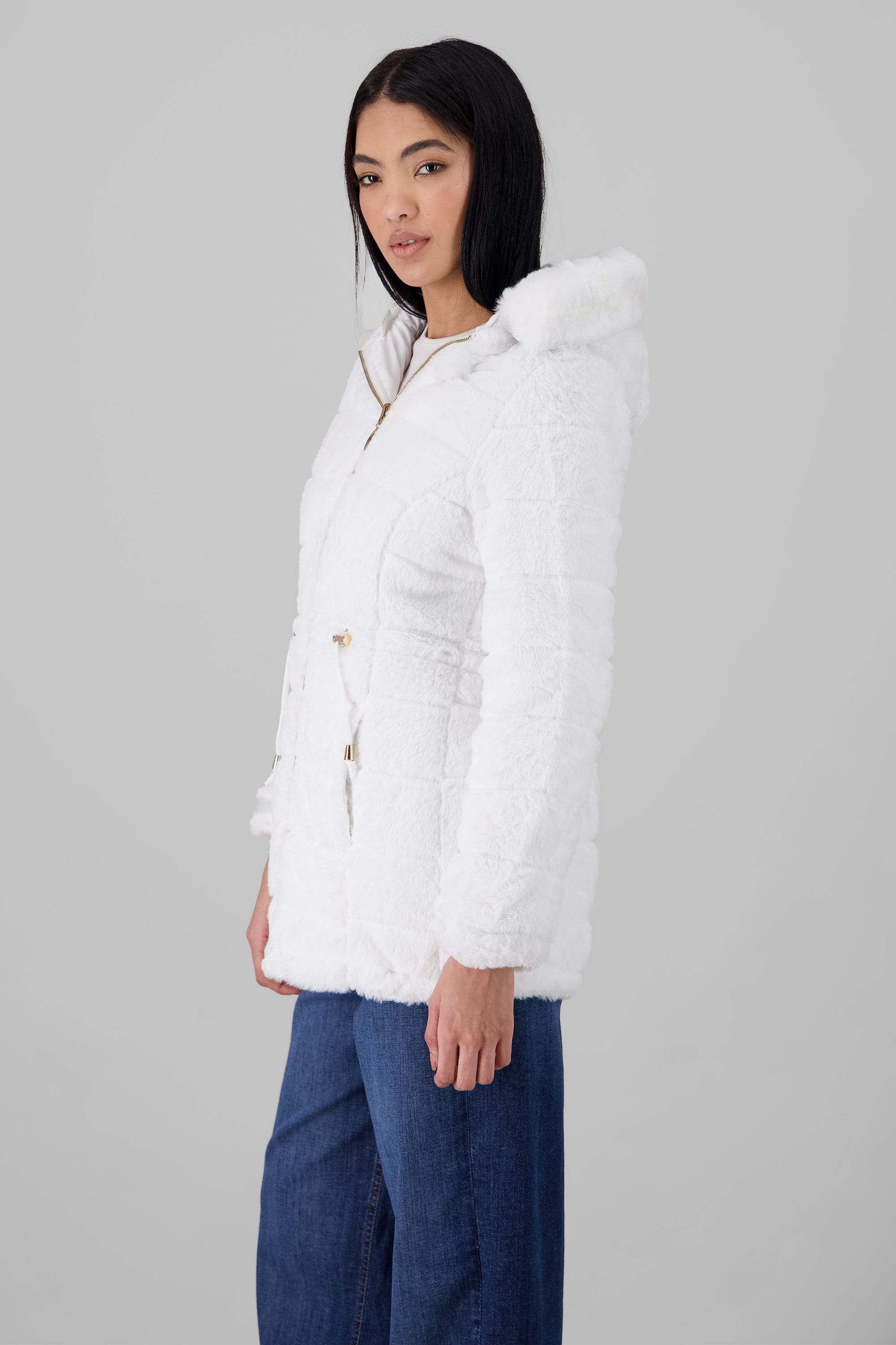 Reversible Puffer Jacket WHITE