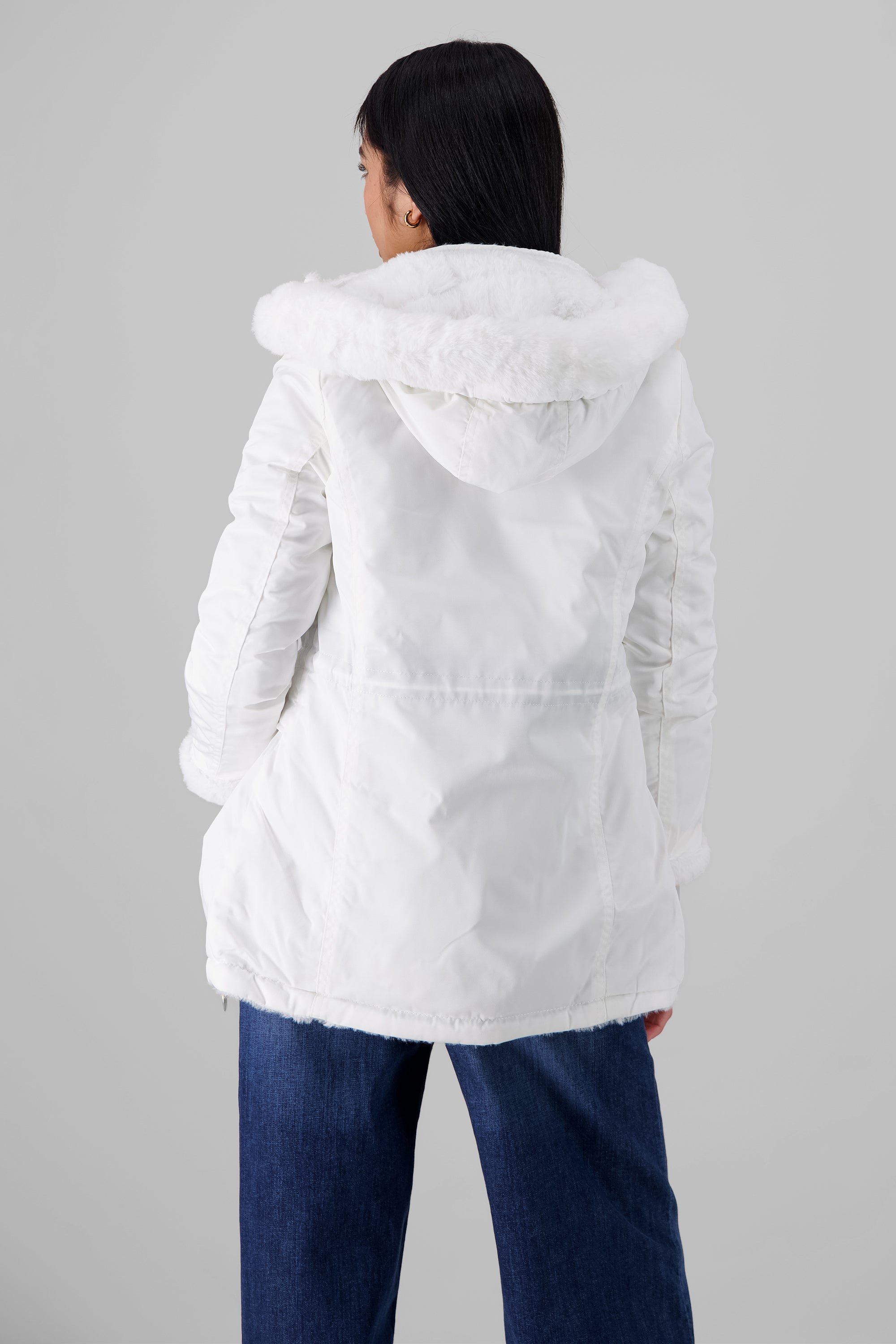 Reversible Puffer Jacket WHITE