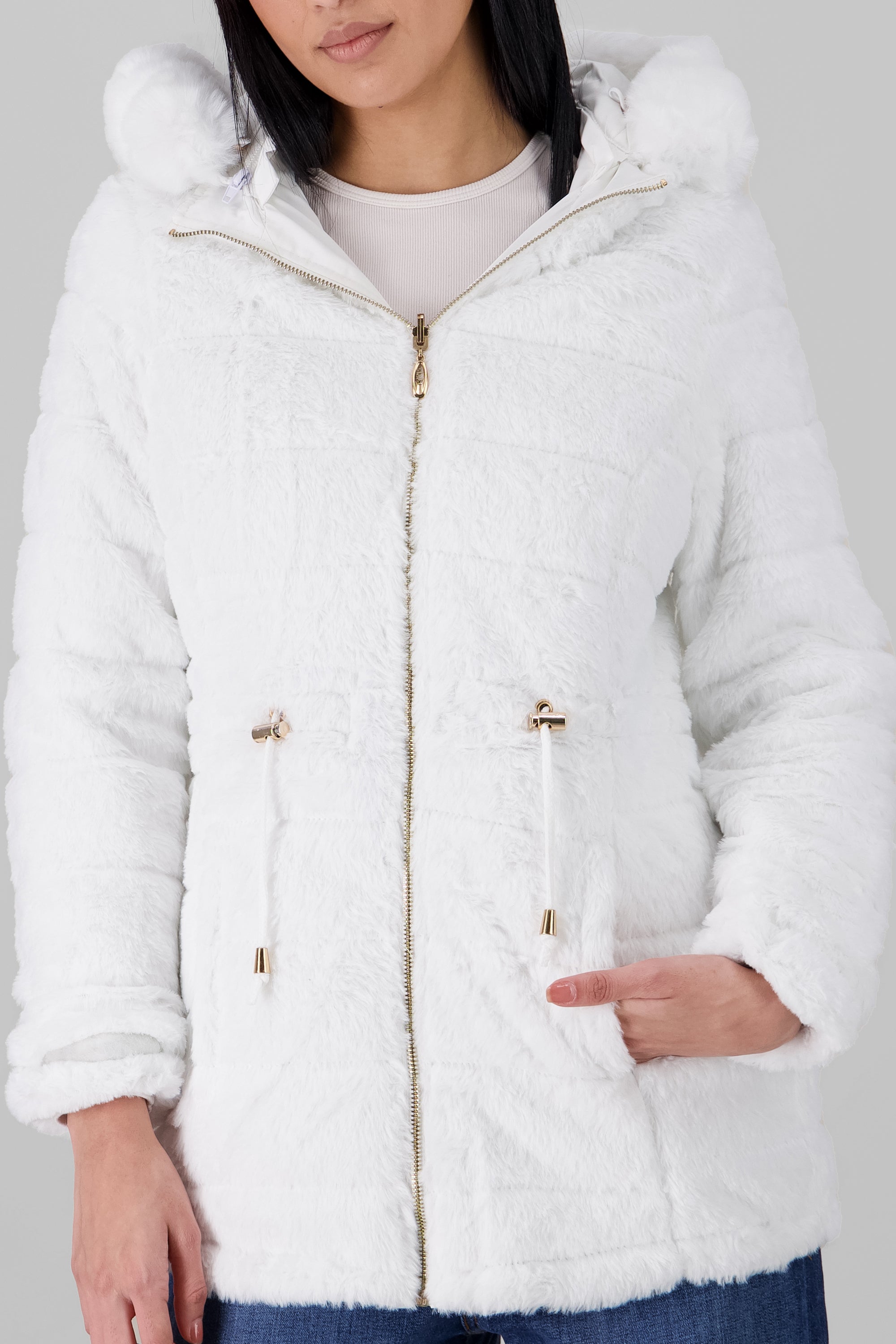 Reversible Puffer Jacket WHITE