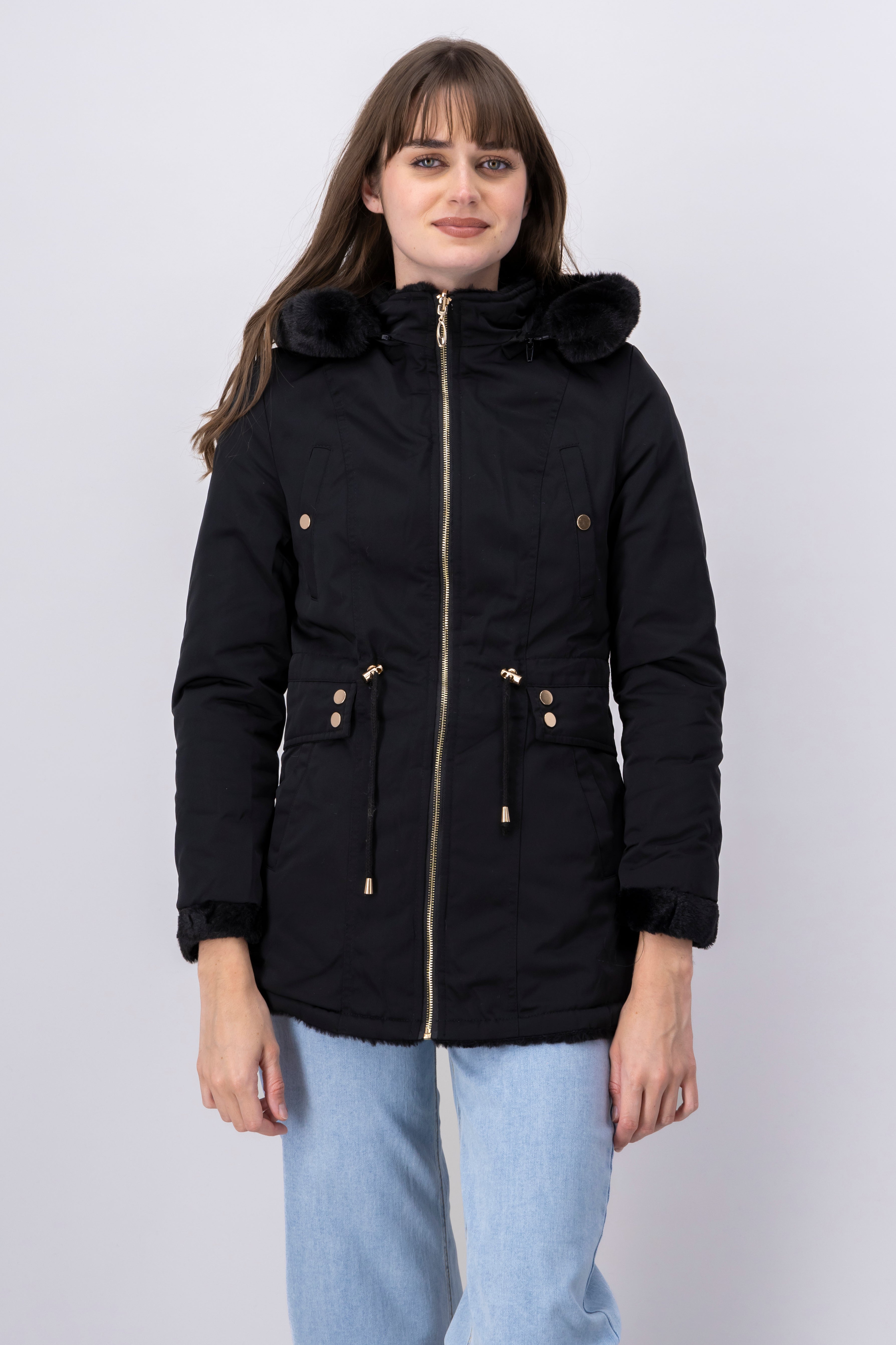 Reversible Puffer Jacket BLACK