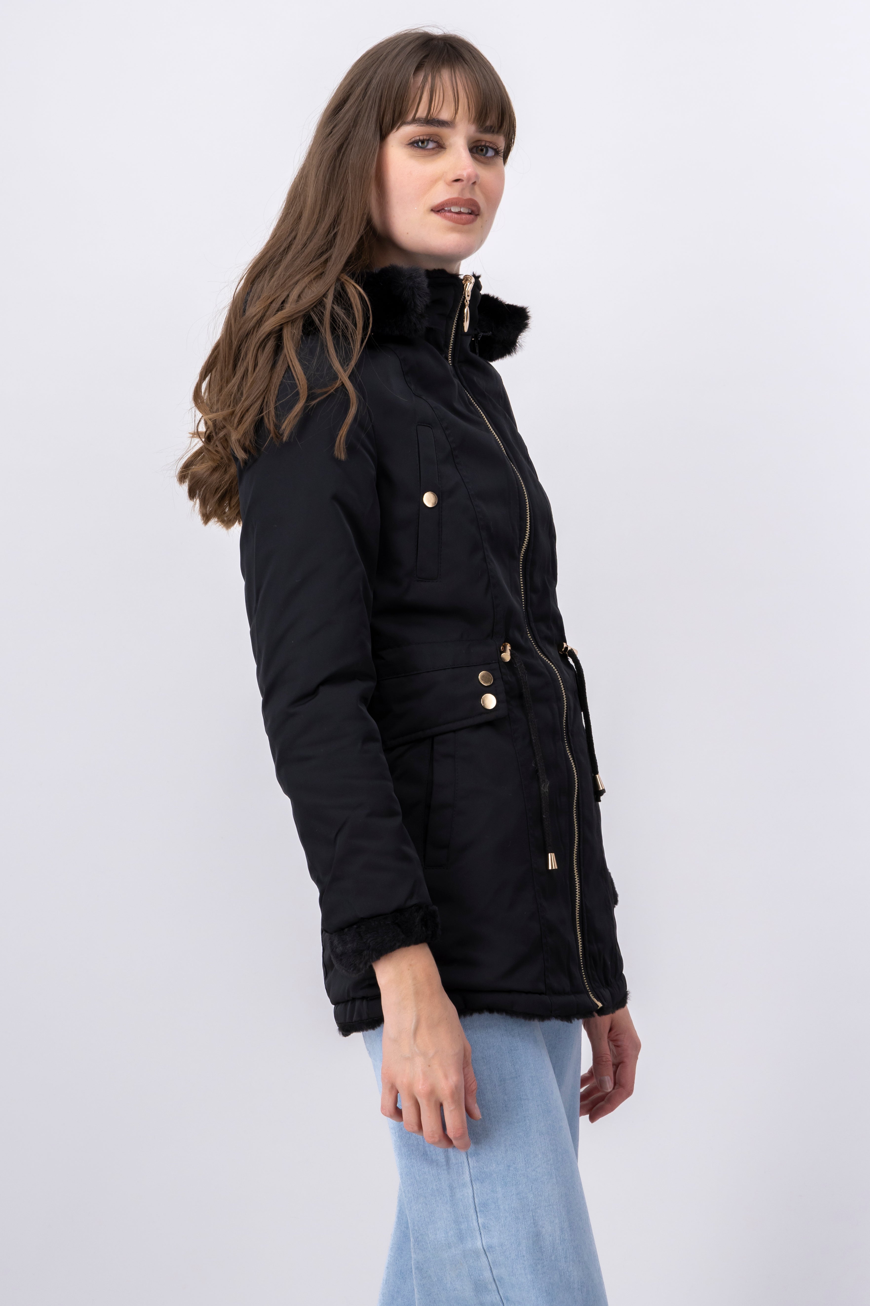 Reversible Puffer Jacket BLACK